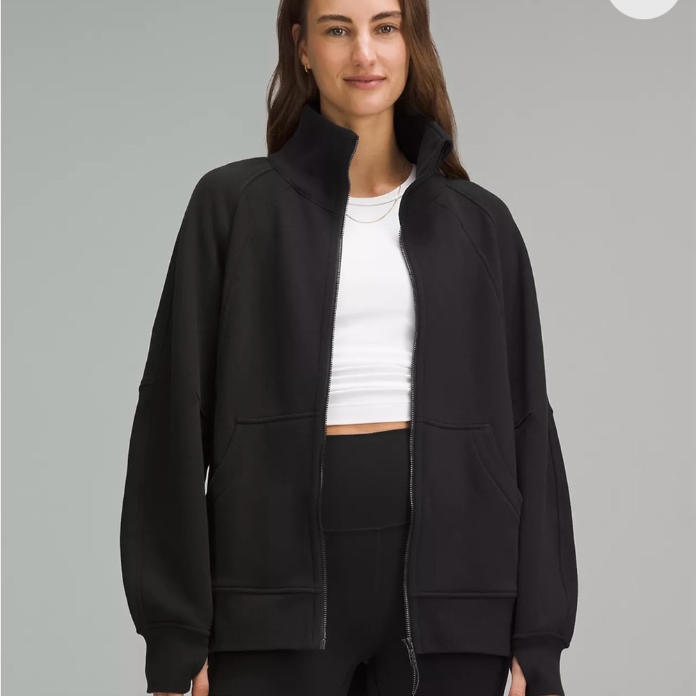 Scuba Oversized Funnel-Neck Full Length Full Zip M/L